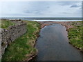 Dry Burn flowing into the North Sea in EH42 1QR