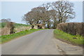 Road to St Rumwold's Church in Bonnington