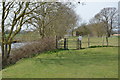 Gate, Royal Military Canal Path in TN25 7JY