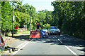 Road works on Radfall Road in Chestfield