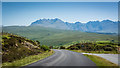 A863 looking to the Cuillin in IV47 8SX