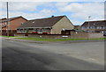 Bungalows near an Eastington corner, Gloucestershire in GL10 3AQ