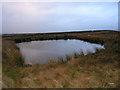 Moorland tarn used for duck shooting in Fountains Earth