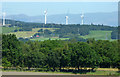 Wind turbines near Larbert in FK6 6BL