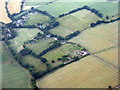 Rural Essex from the air in CB10 2RZ