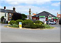 Roundabout in the centre of Eastington in GL10 3AQ