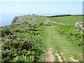 Coastal footpath above Mewslade Bay in SA3 1PN
