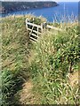 Gate on coastal path in Marloes and St. Brides Community