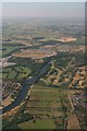 River Trent SE of Burton on Trent: aerial 2018 in DE15 9LP