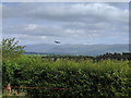 Hedges, fields and a low flying plane in Ormside