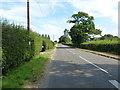 Road alongside Gable Lodge Farm in DE13 9RN
