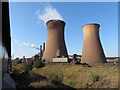 Cooling towers at Scunthorpe Steelworks in DN16 1AZ