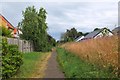Path between houses, Thornybank in EH22 2BH