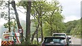 Roadworks on the A82 north of Tarbet in G83 7DG
