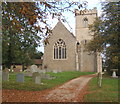 Barham Church, autumnal view in IP6 0AS