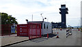 Hunterston ore terminal gatehouse in Fairlie