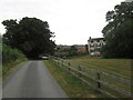 Approaching Hall Farm in HG5 0SU