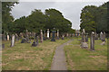 The graveyard at Christ Church in FY5 2TR
