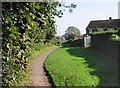 View along Church Lane footpath in CT14 9FR