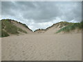 Blowout of sand dune at Lunan Bay in DD11 5ST