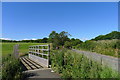 Footbridge across Manuel Burn in EH49 6JH