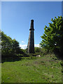 Killifreth Mine - calciner chimney in TR4 8NB