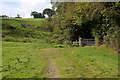 Gate and stile onto Goosefoot Lane in PR5 0RL
