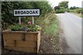 Attractive entrance to Broadoak in DT6 5PY