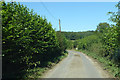 Lane towards Challock in TN25 4NJ