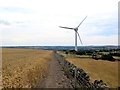 Wind turbine above Crook Golf Club in DL15 0RY