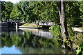 Bull's Lock entrance and bridge over the River Kennet in RG14 7XA