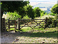 Gate, The Monarch's Way, west of Figsbury Ring in SP4 6DT