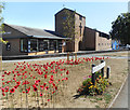 Poppies by the Church in HP6 5ET