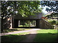 The former railway line goes under the Scoonie Road bridge in KY8 5TN