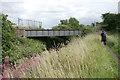 Pipe bridge over the Allander Water in G23 5HF