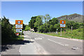 The A470 entering Blaenau Ffestiniog in LL41 4LF