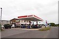 Esso filling station and Spar shop, Royal Wootton Bassett in SN4 8HL