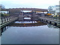 Clyde Shopping Centre canal bridge in G81 1UG