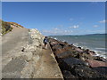 Part of the sea wall at Milford-on-Sea in SO41 0NF
