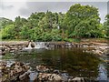 Weir on the River Averon or Alness in IV17 0XB