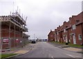 Housing estate under construction, East Hendred in OX12 8JF