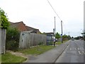 Bus shelter at the south end of Main Street, Grove in OX12 7JS