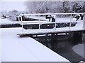 Upper Cloberhill Lock in snow in G61 1RG