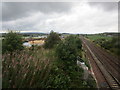 The West Coast main line north of Breckenry Road Bridge in DG11 2SQ