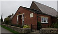 Entrance to Oakridge Village Hall, Oakridge Lynch, Gloucestershire in GL6 7NZ