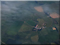 Over Langshaw farm from the air in TD1 2PE