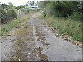 Disused track beside Fawley Power Station in SO45 1DW