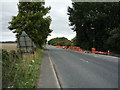 Roadworks on the A1290 in Washington North Ward