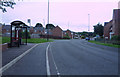 Bus stop and shelter on Station Road, Penshaw in DH4 7EB