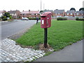 Elizabeth II postbox on Station Road, Penshaw in DH4 7EB